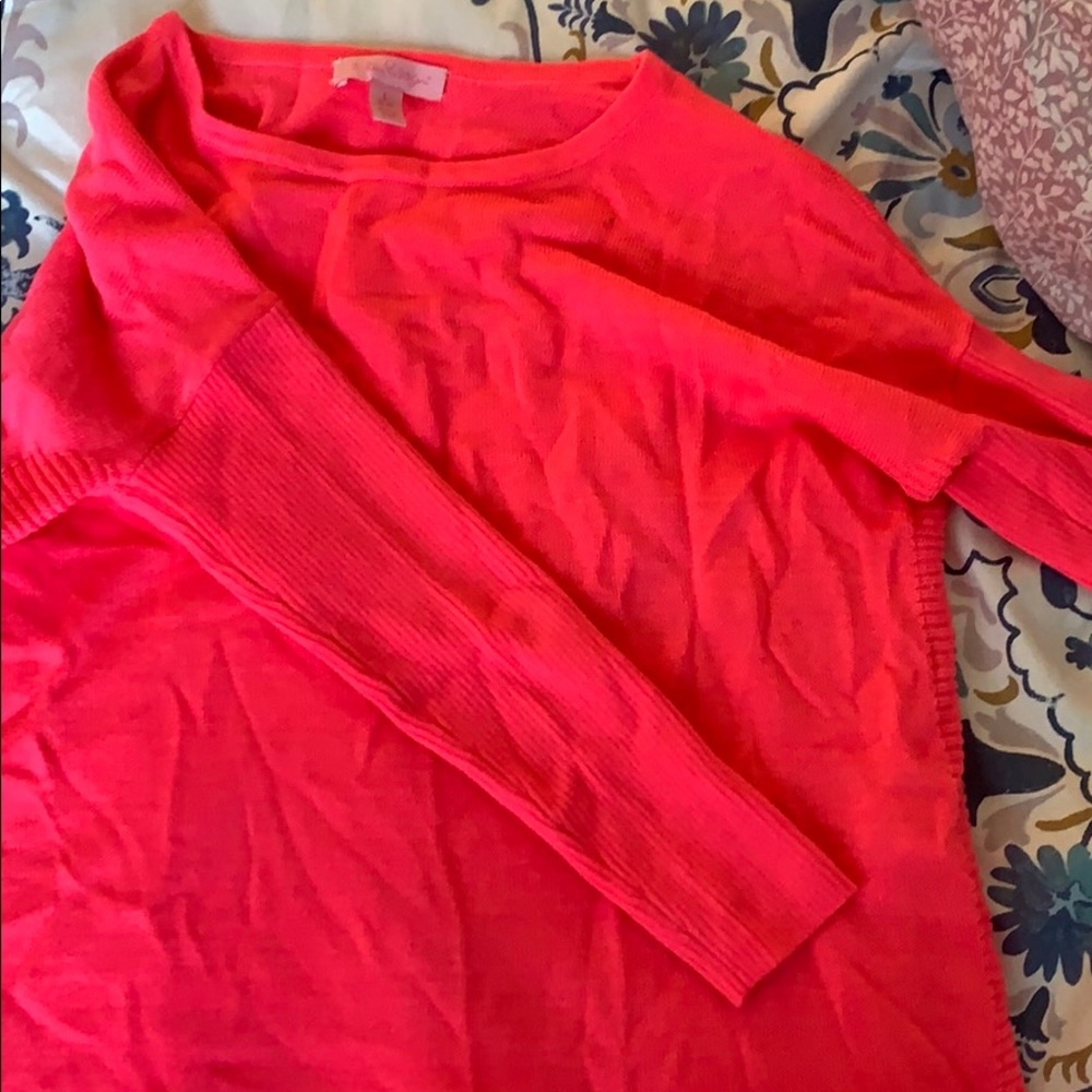 Pink Lilly Pulitzer Girls Long Sleeve Top
